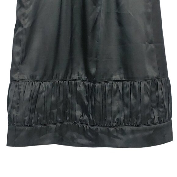 BEDO Black satin beaded backless shift dress - Picture 6 of 16